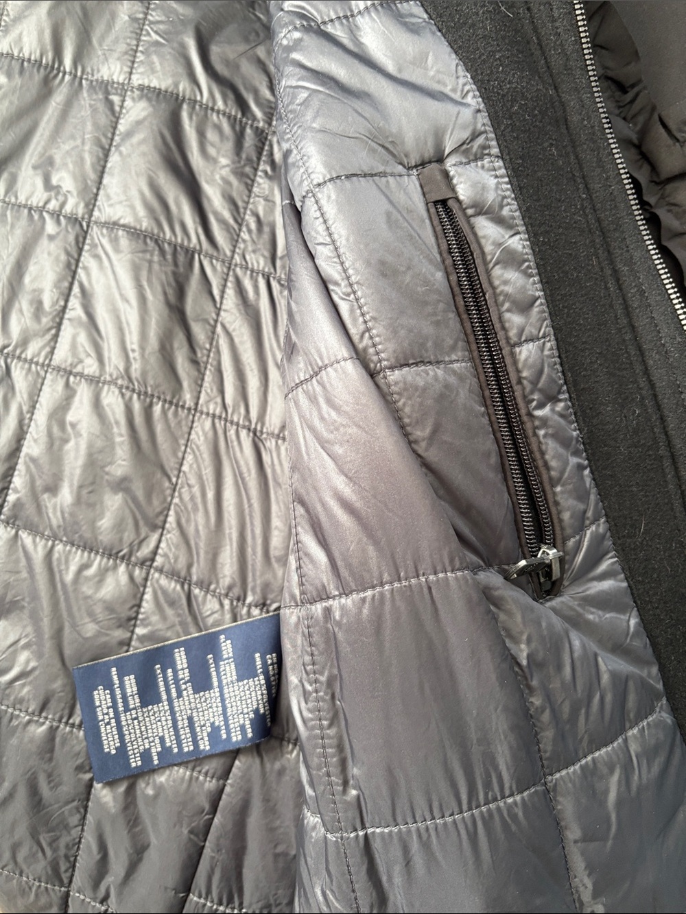 Men's Dockers heavy wool like coat - Picture 6 of 7